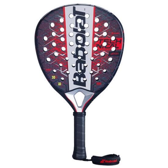 Babolat Technical Veron 2025 Padel-Schläger in Dunkelgrau, Rot und Weiß