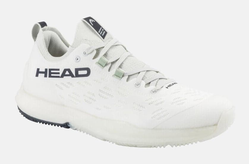 HEAD Motion Pro 1.5 Padel Herren-Padelschuh in Weiß mit dunkelblauen Akzenten